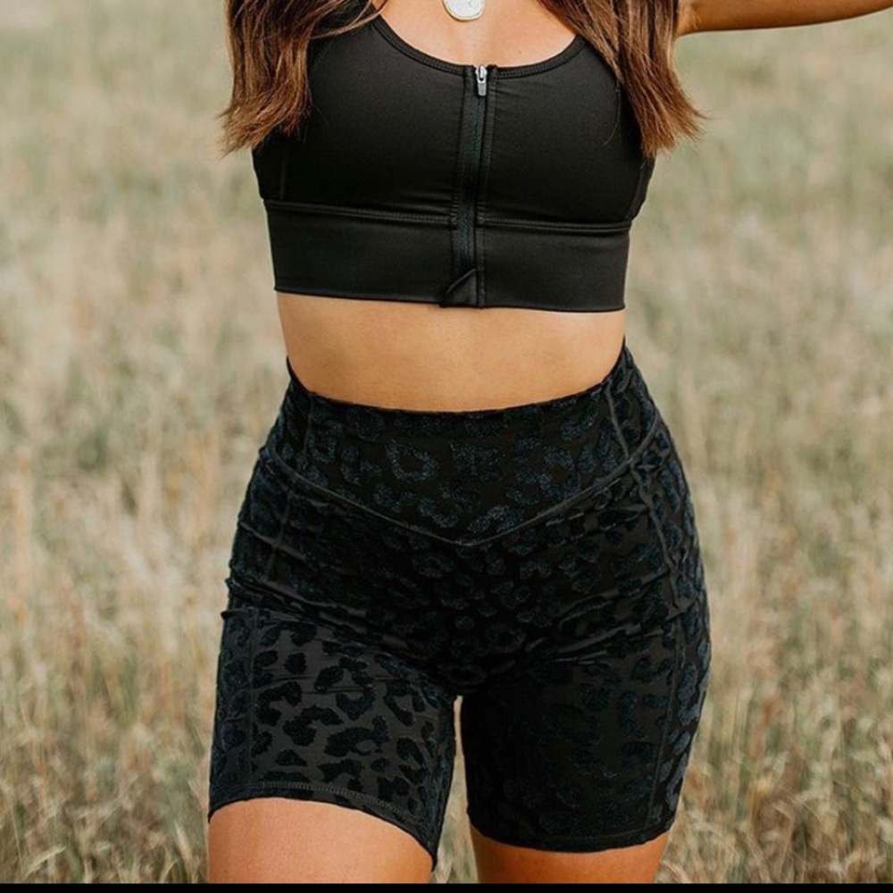 Balance athletica lux panther biker shorts